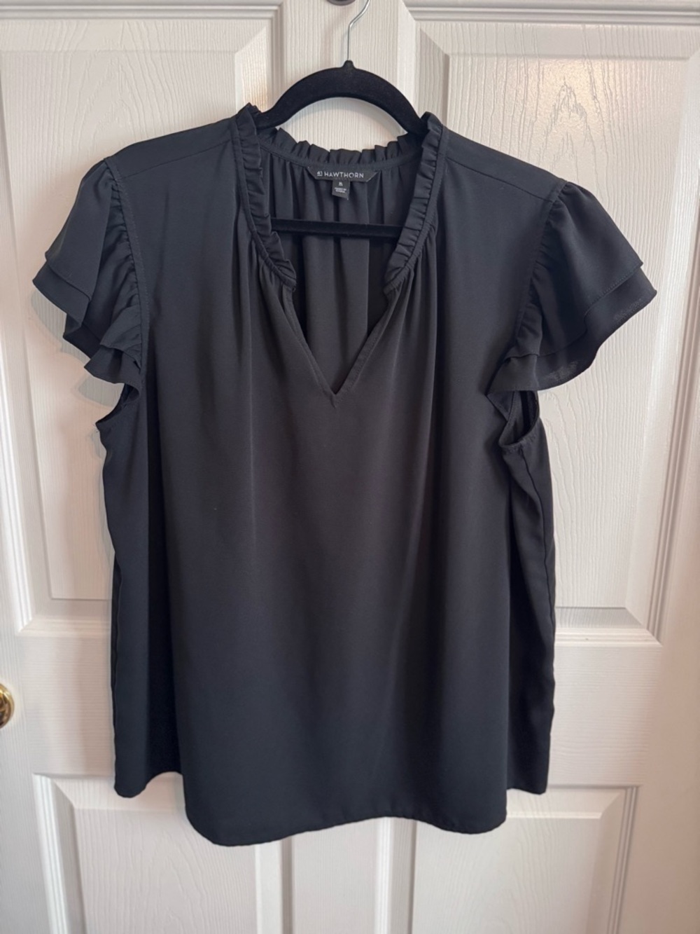 Gracie Flutter Sleeve Blouse
